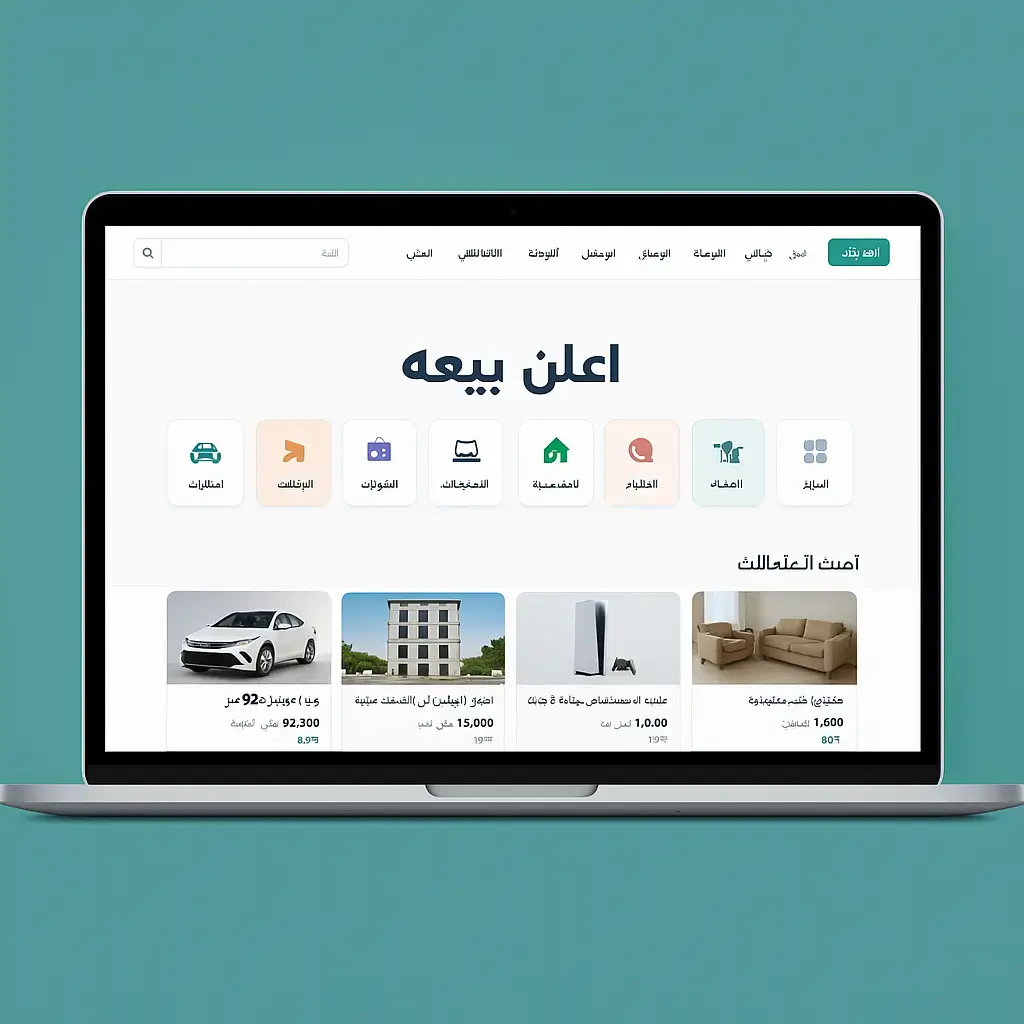 تصميم موقع مثل حراج – منصة سووقز
