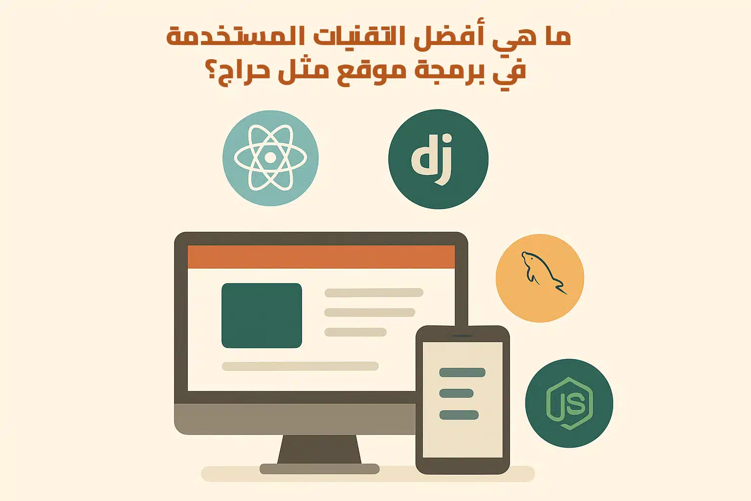 أحدث تقنيات برمجة موقع مثل حراج