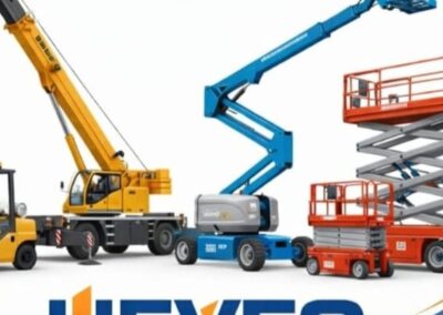 موقع نيو هيفيك — تأجير معدات ثقيلة — من أرشيف أعمال شركة مرحبا للبرمجة