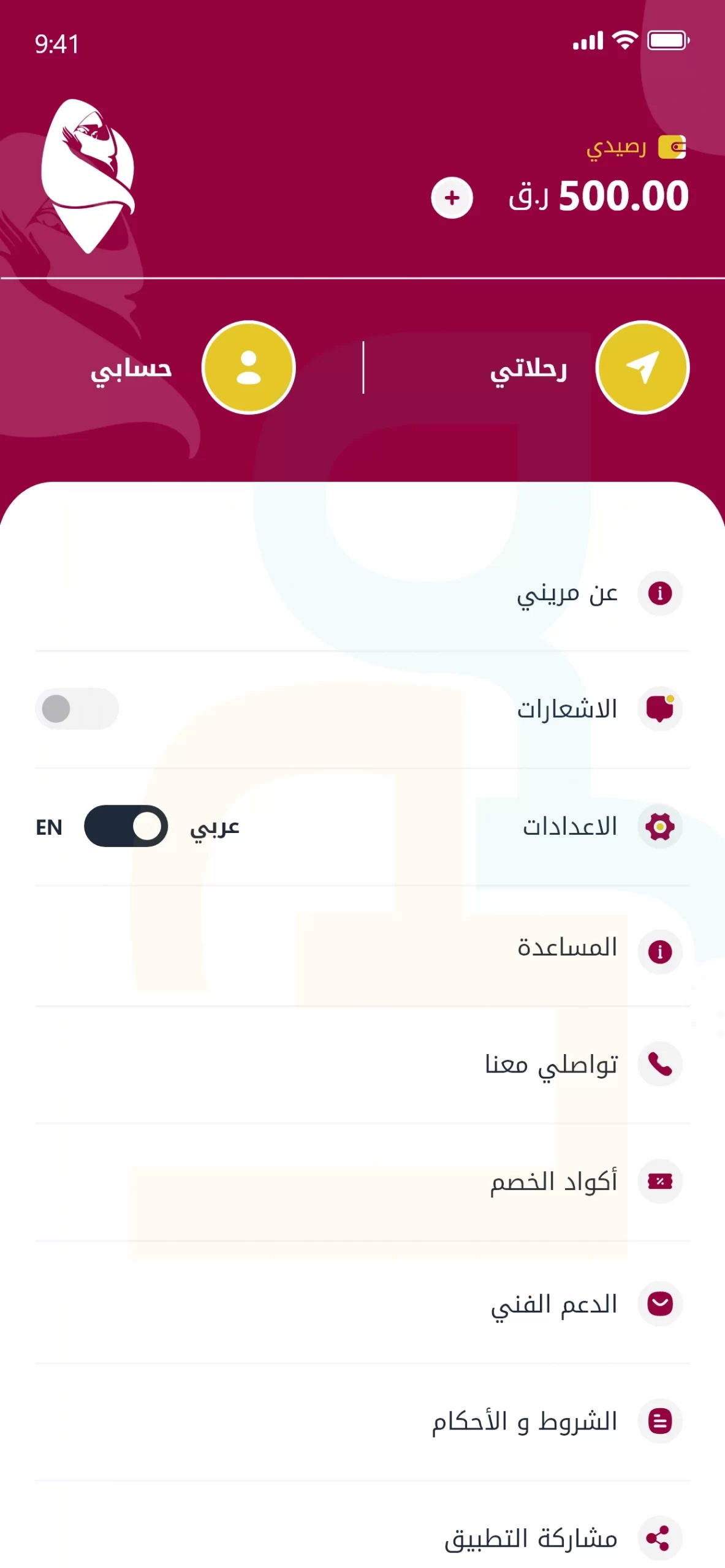 women-transport+menu