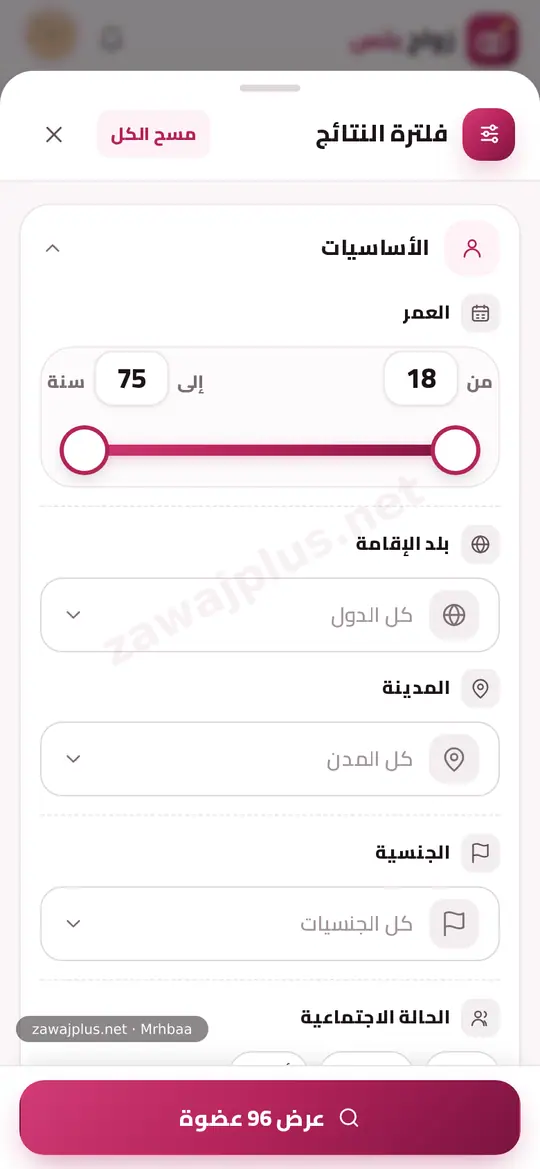 ورقة التصفية ورقة التصفية