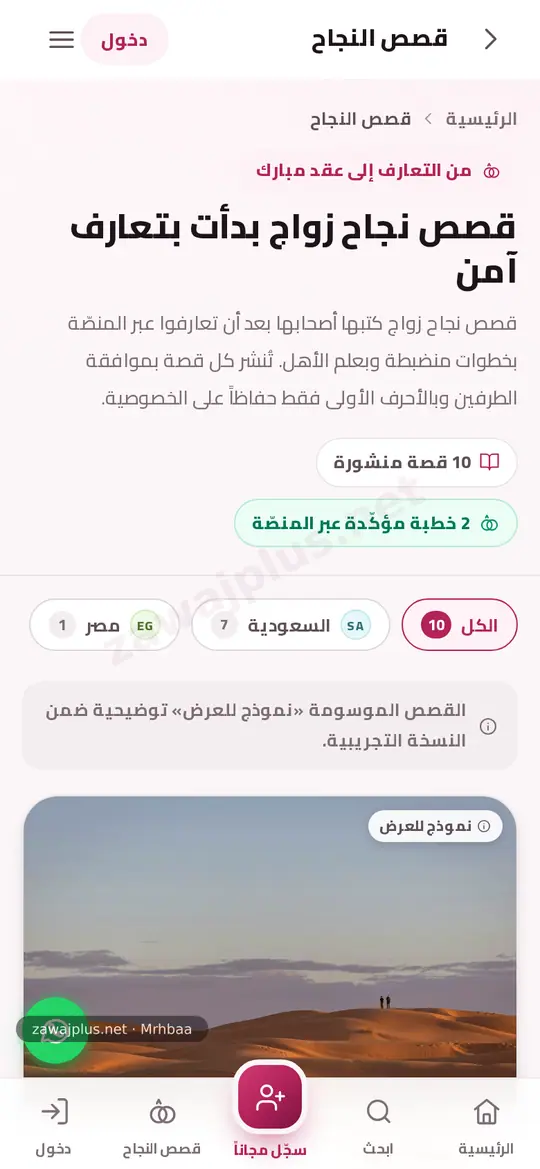قصص النجاح قصص النجاح